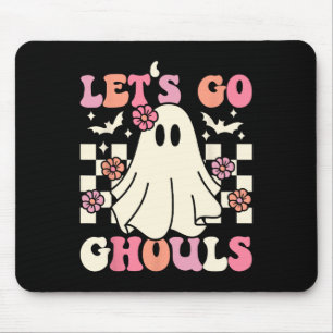 Let's Go Ghouls Halloween Ghost Costume Retro Groo Mouse Mat