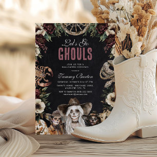 Let's Go Ghouls' Halloween Hoedown Invitation