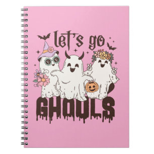 Let's Go Ghouls Halloween Notebook
