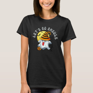 Let's Go Ghouls Kids Halloween Costume Spooky Pump T-Shirt