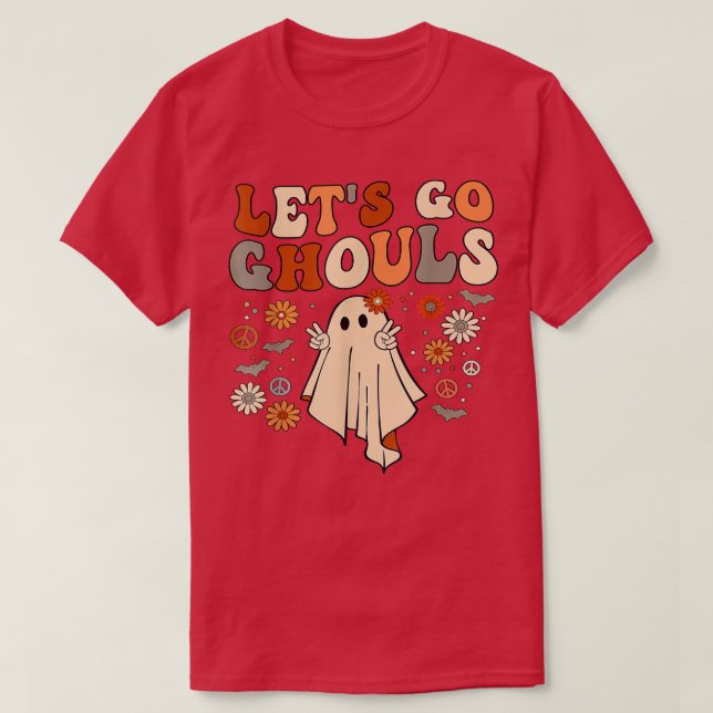 Let's Go Ghouls Shirt, Let's Go Ghouls, Funny Hall T-Shirt (Design Front)
