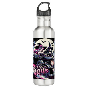 Let's Go Ghouls Stainless Steel Water Bottle