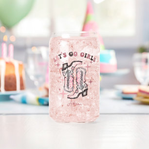 Let's Go Girls Bachelorette Party Can Glass