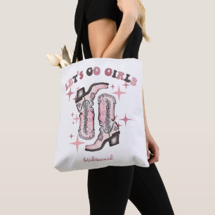 Let's Go Girls Bachelorette Party Favour Tote Bag