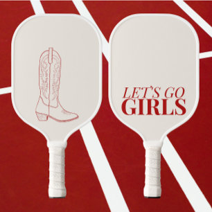 Let's go girls cowgirls Pickleball Paddle