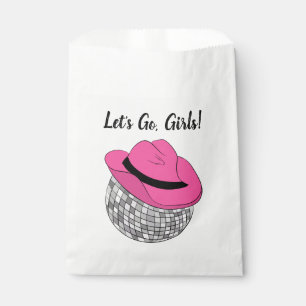 Let's Go Girls Disco Cowgirl Bachelorette Party Favour Bags