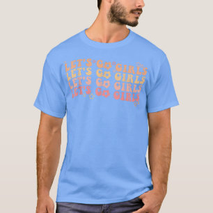 Let's Go Girls Floral Bachelorette Party Bride Bri T-Shirt