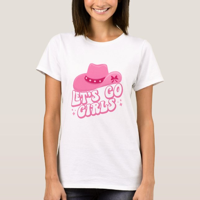 Let's Go Girls, Girls Trip, Retro Graphic T-Shirt (Front)