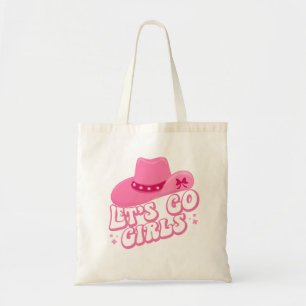 Let's Go Girls, Girls Trip, Retro Graphic Tote Bag