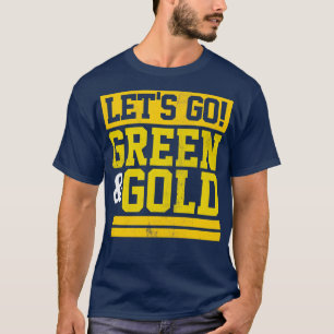 Lets Go Green Gold Team Favourite Colours Vintage T-Shirt