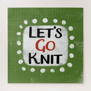 Let's Go Knit Jigsaw Puzzle