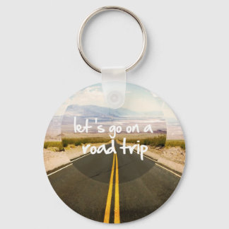 Let's go on a road trip key ring