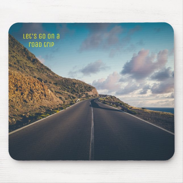 Let's go on a road trip mouse mat (Front)
