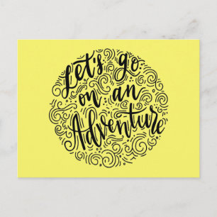 Let's go on an Adventure Postcard