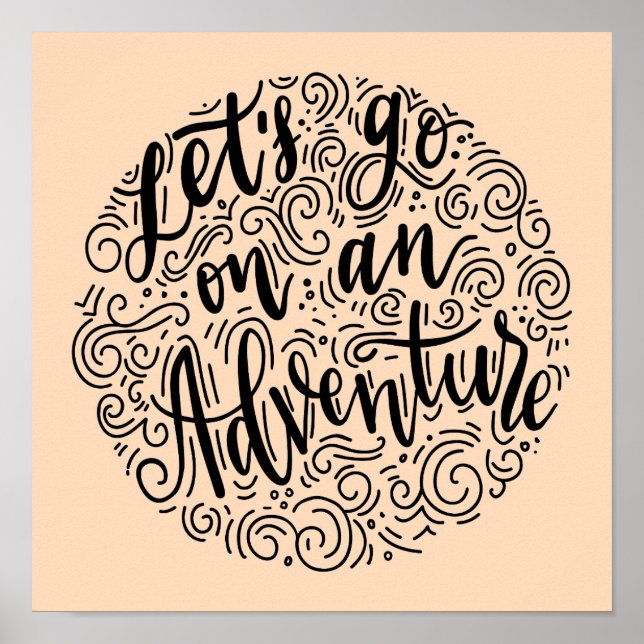 Let's go on an Adventure Poster (Front)