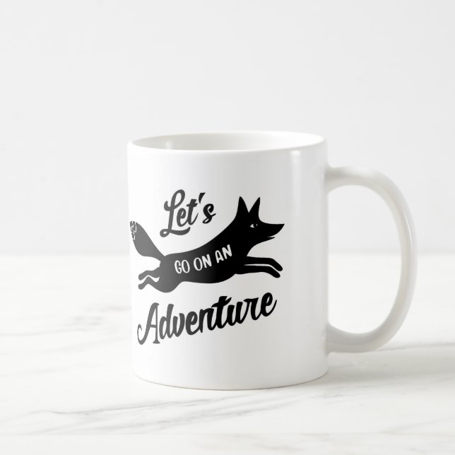 Let's Go On An Adventure White Mug (Right)