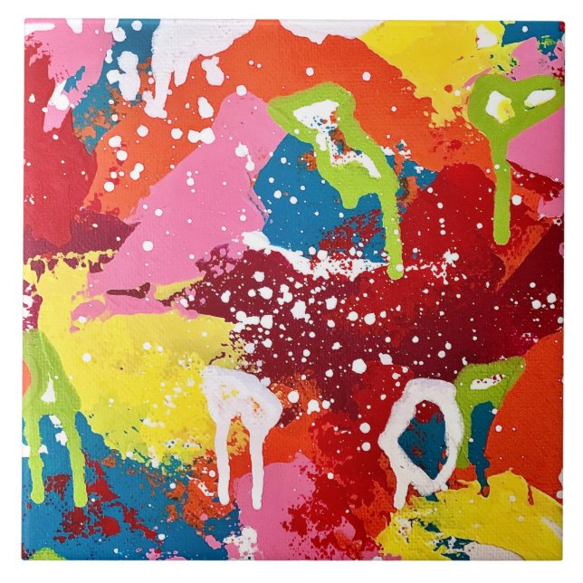 Let's Go Out With a Bang 6 x 6 Ceramic Tile (Front)