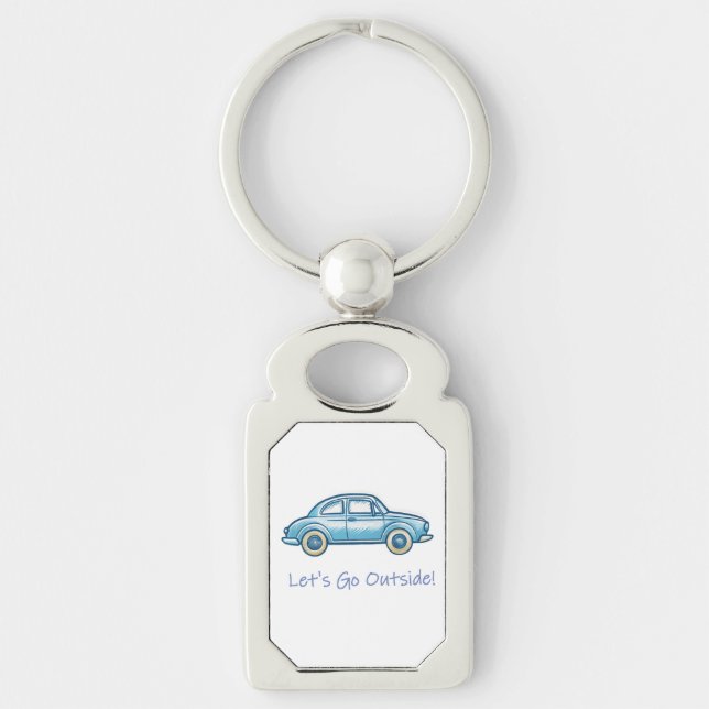 [Let's Go Outside!] Key Ring (Front)