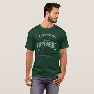 Let's Go Outside, Tuleyome Men's Green T-Shirt