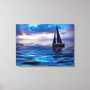 Let's Go Sailing Canvas Print