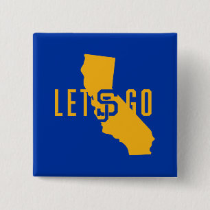 lets go SJ 15 Cm Square Badge