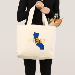lets go SJ Large Tote Bag