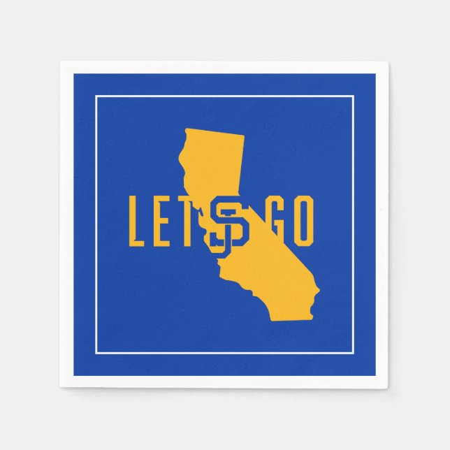 lets go SJ Napkin (Front)