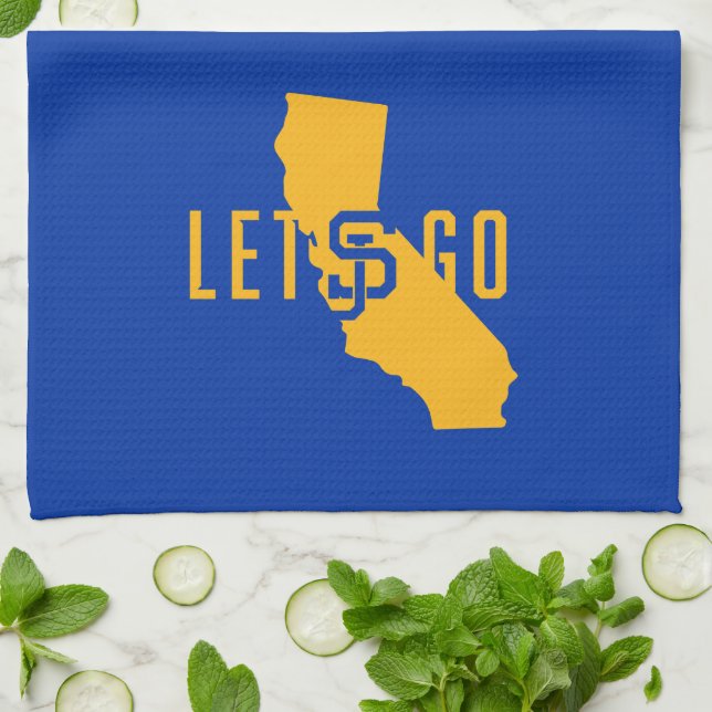 lets go SJ Tea Towel (Folded)