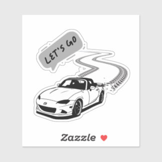 Let's go Sticker Car