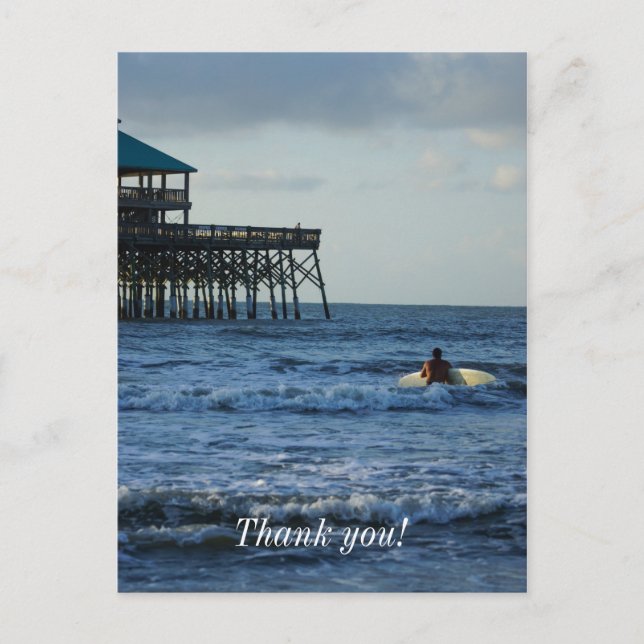 Let's Go Surfing Postcard (Front)