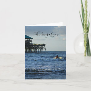 Let's Go Surfing Thinking Of You Card