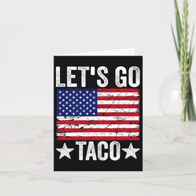 Let's Go Taco2  Card (Front)