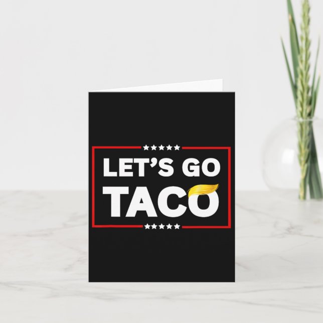Let's Go Taco9  Card (Front)