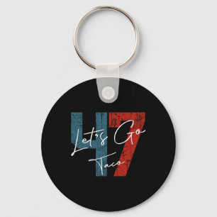Let's Go Taco 8647 Us Flag 86 47 Men Women 6  Key Ring