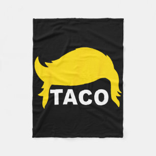 Let's Go Taco Funny Taco Hair Fleece Blanket