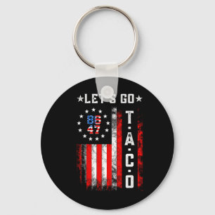 Let's Go Taco Shirt Funny Let's Go Taco 2 Key Ring