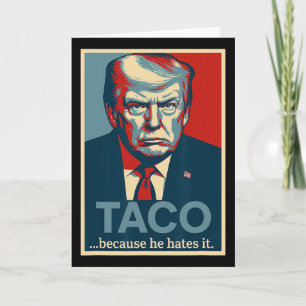 Let's Go Taco Trade Parody Graphic Donnie Taco Mem Card