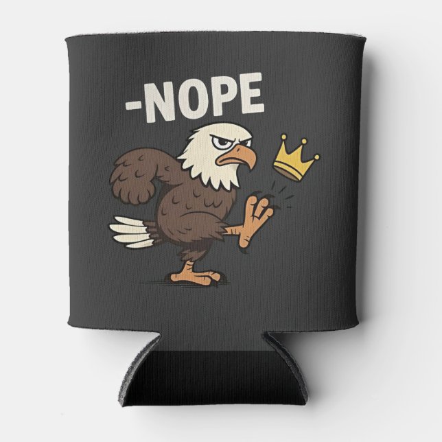 Let's Go TACO Trump  4th Of July Taco Lovers Can Cooler (Front)