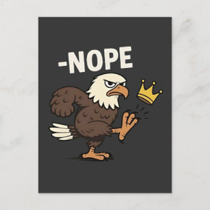 Let's Go TACO Trump  4th Of July Taco Lovers Holiday Postcard