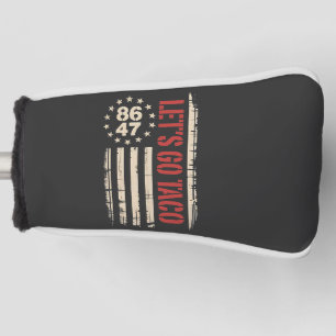 Let's Go TACO Trump Always Chickens Out Golf Head Cover