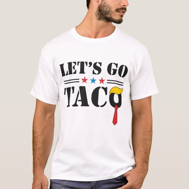 Let's Go Taco US Flag T-Shirt (Front)