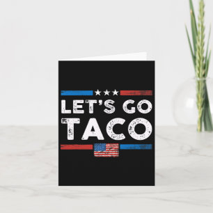 Let's Go Taco - Vintage 1 Card