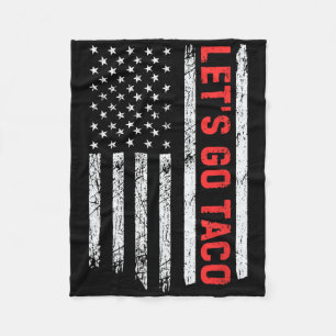 Let's Go Taco - Vintage Fleece Blanket