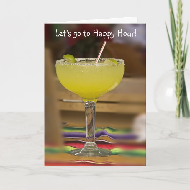 Let's go to Happy Hour! Card (Front)