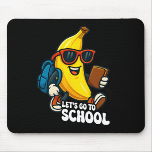 Let's Go To School Funny Bananas Back To School Fo Mouse Mat