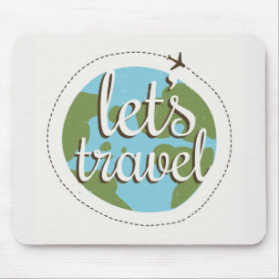 Lets Go Travel Mouse Mat