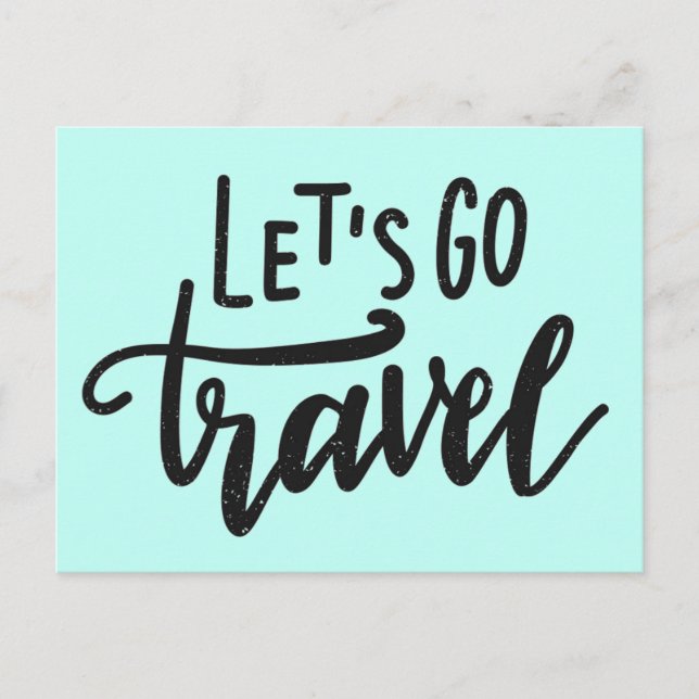Let's Go Travel Postcard (Front)