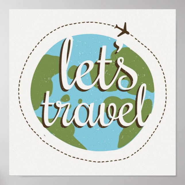 Lets Go Travel Poster (Front)