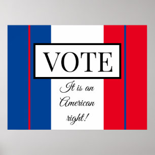 Let's Go Vote Poster