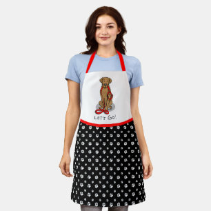 Let's Go! Walk Chesapeake Bay Retriever (dg tan) Apron